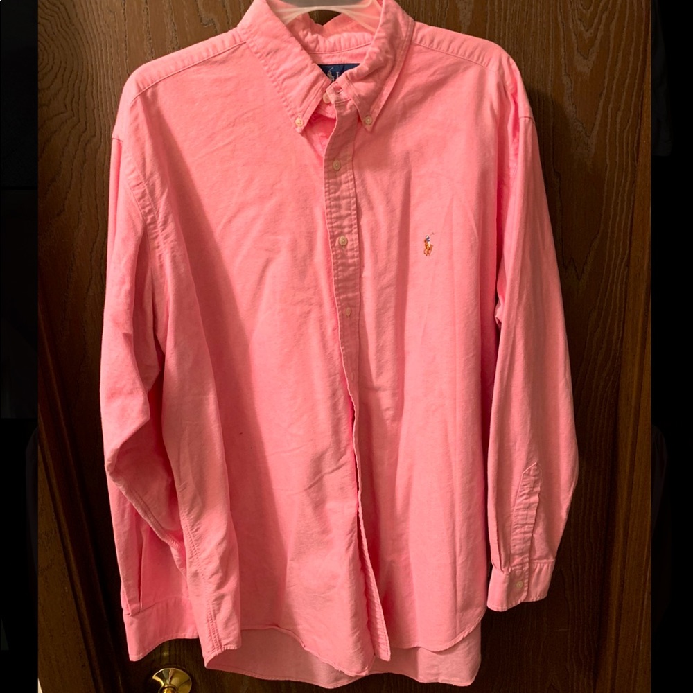Ralph Lauren Button-up Shirt - Pink/Coral - XL